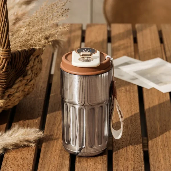 450ML Smart Travel Coffee Mug Display Led Temperature Thermos Mug Stainless Steel Insulated Thermos Bottle Portable Vacuum Flask - Image 4