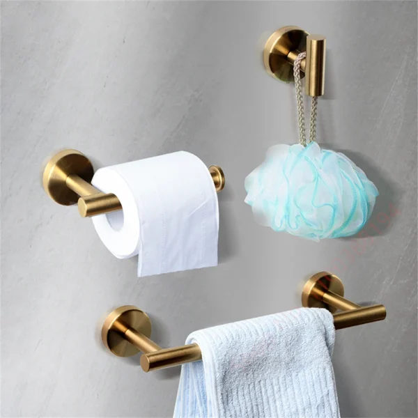 Wall Mount Toilet Towel Paper Holder Adhesive Black Silver Kitchen Roll Paper Stand Hanging Napkin Rack Bathroom Accessories WC - Image 5