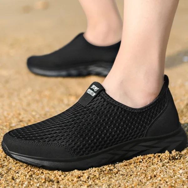 Men Running Shoes Summer Soft Loafers Lazy Shoes Lightweight Cheap Mesh Couple Outdoor Sports Shoes Men Sneakers 2022 - Image 2