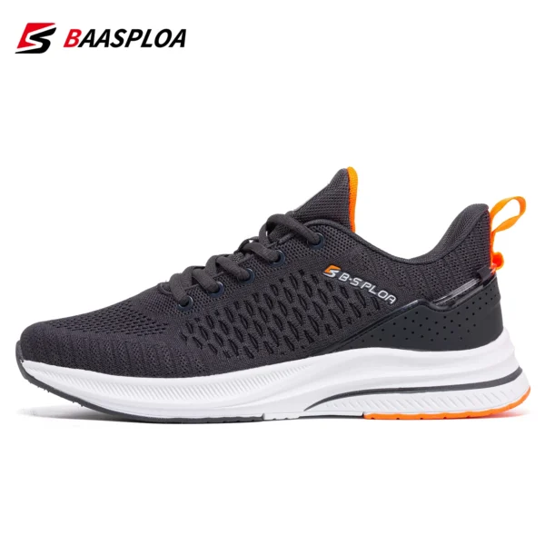 Baasploa Lightweight Running Shoes For Men 2022 Men's Designer Mesh Casual Sneakers Lace-Up Male Outdoor Sports Tennis Shoe - Image 2