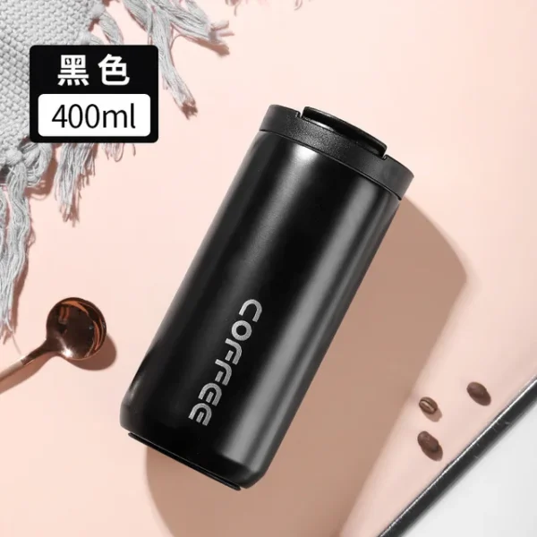 400ML Stainless Steel Coffee Thermos Bottle Thermal Mug Leakproof Car Vacuum Flasks Coffee Cup Travel Portable Insulated Bottles - Image 6