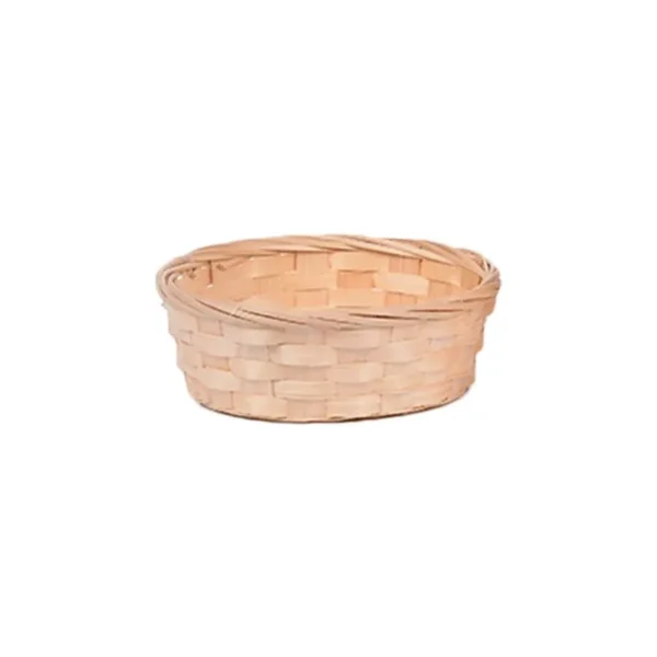 Bamboo Woven Bread Basket Snacks Container Fruit Vegetables Egg Storage Basketry Display Tray wholesales - Image 3