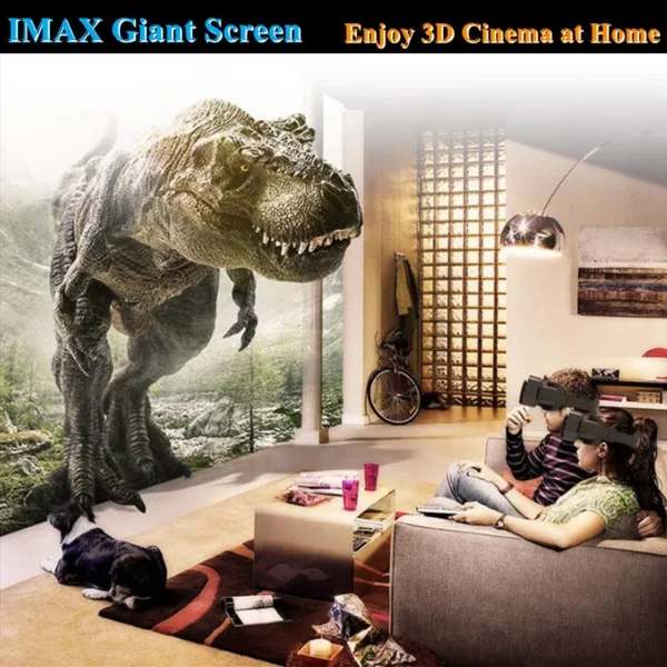 Original G10 IMAX Giant Screen VR Glasses 3D Virtual Reality Box Google Cardboard Helmet for 4.7-7" Smartphone,Matching Joystick - Image 3