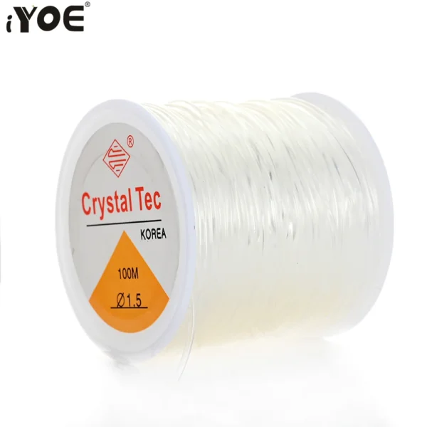 iYOE 0.5-1.5mm Elastic Cord String Transparent Elastic Thread For Jewelry Making Diy Bracelet Necklace Beaded Accessories - Image 2