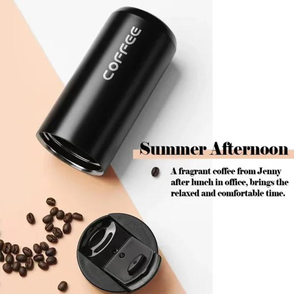 400ML Stainless Steel Coffee Thermos Bottle Thermal Mug Leakproof Car Vacuum Flasks Coffee Cup Travel Portable Insulated Bottles - Image 2