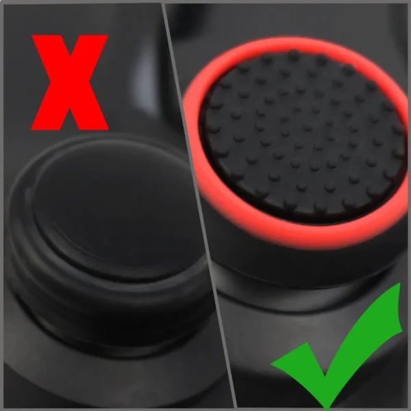 4pcs Silicone Analog ThumbStick Grips Cover For PS5/PS4/PS3 Controller Caps For Steam Deck/Xbox One/Xbox 360 Gamepad Accessories - Image 2