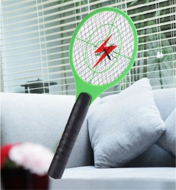 2021 New Electric Fly Insect Bug Zapper Bat Racket Swatter Bug Mosquito Wasp Pest Killer Household Batteryable Mosquito Killer - Image 4