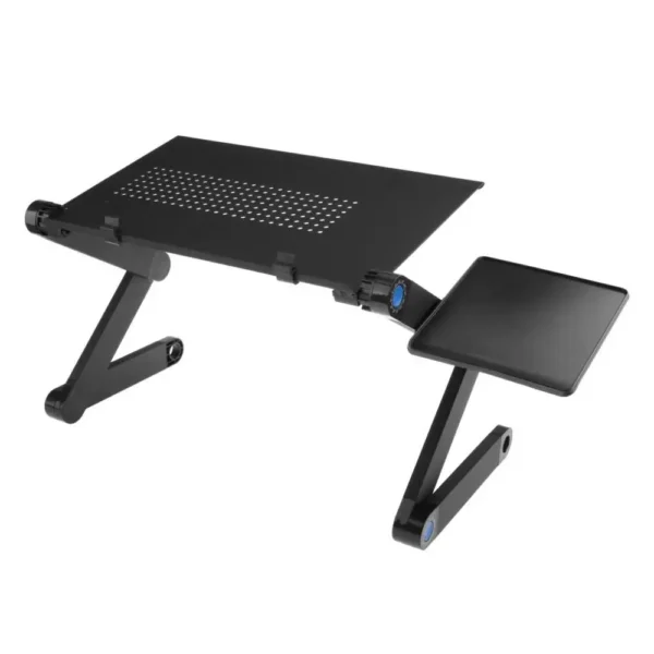 Laptop Table Stand With Mouse Pad & Adjustable Ergonomic Design Folding Stand Notebook Desk For Ultrabook Netbook Tablet