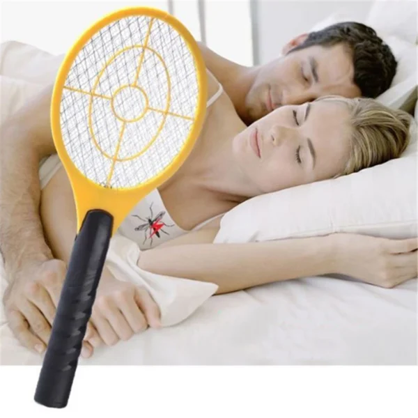 2021 New Electric Fly Insect Bug Zapper Bat Racket Swatter Bug Mosquito Wasp Pest Killer Household Batteryable Mosquito Killer - Image 3