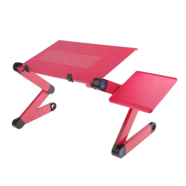 Laptop Table Stand With Mouse Pad & Adjustable Ergonomic Design Folding Stand Notebook Desk For Ultrabook Netbook Tablet - Image 6