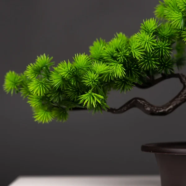 27cm Artificial Pine Plants Bonsai Fake Tree Ornaments Plastic Plants Landscape Simulation Tree for Home Room Desktop Decoration - Image 6