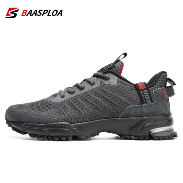 Baasploa Professional Running Shoes For Men Lightweight Men's Designer Mesh Sneakers Lace-Up Male Outdoor Sports Tennis Shoe - Image 3