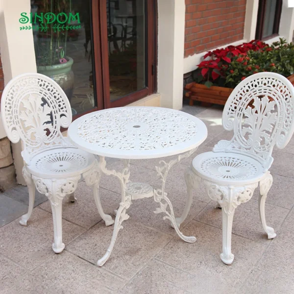 Aluminium Patio Furniture, Balcony Table and Chairs Set