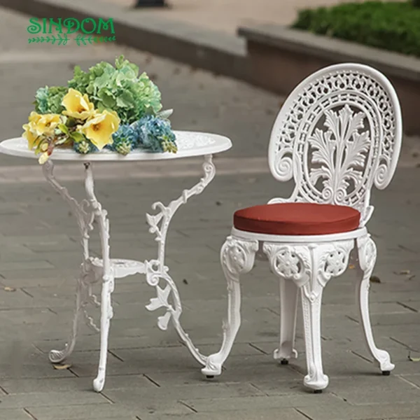 Aluminium Patio Furniture, Balcony Table and Chairs Set - Image 5