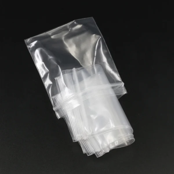 30-100pcs/bag 4*6/5*7/6*8/7*10/8*12cm Zipped Lock Reclosable Plastic Poly Clear Bags Bulk Jewelry Craft Accessory Packaging - Image 2