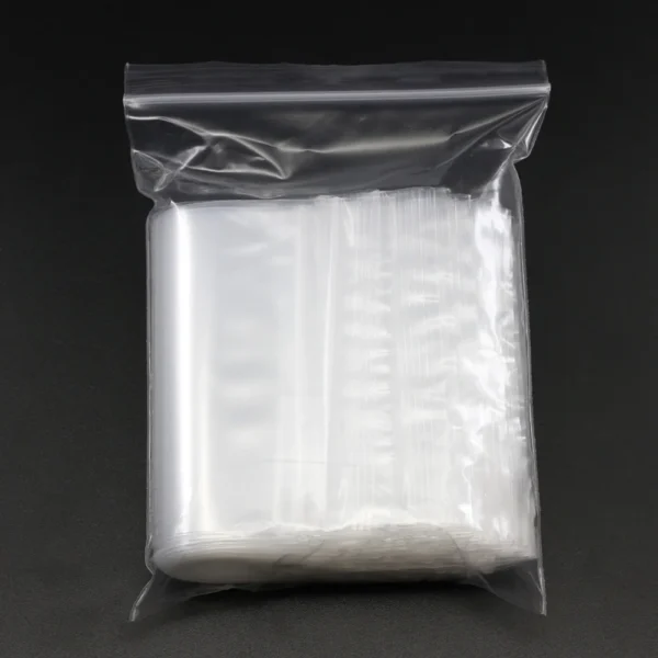 30-100pcs/bag 4*6/5*7/6*8/7*10/8*12cm Zipped Lock Reclosable Plastic Poly Clear Bags Bulk Jewelry Craft Accessory Packaging - Image 3