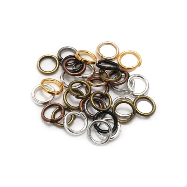 50-200pcs/lot 3-20mm Open Jump Rings Rose Gold Loops Split Rings Connectors for DIY Jewelry Making Findings Diy Accessories - Image 6