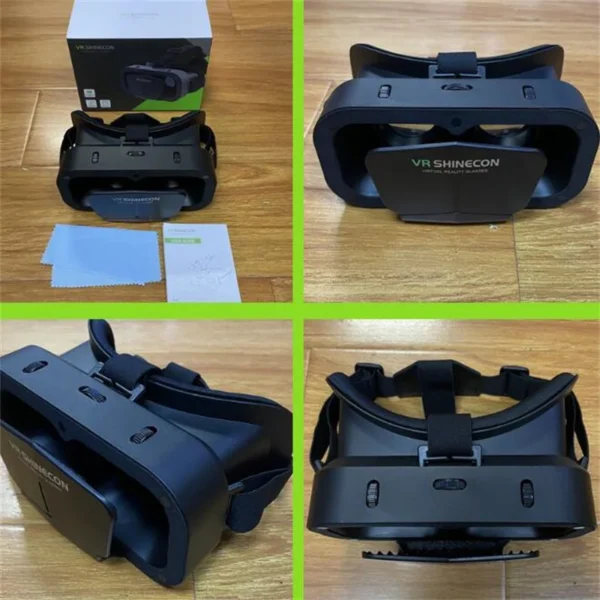 3D Virtual Reality VR Glasses For Phone Mobile Smartphones 7 Inch Headset Helmet With Controllers Game Wirth Real Viar Goggles - Image 6