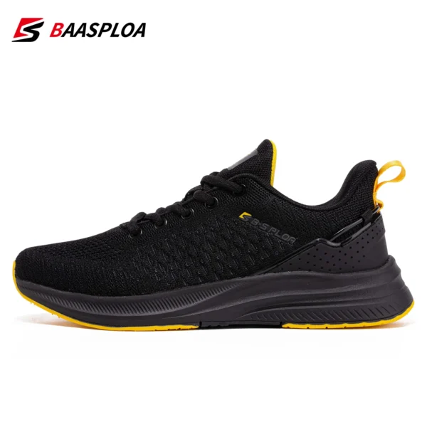 Baasploa Lightweight Running Shoes For Men 2022 Men's Designer Mesh Casual Sneakers Lace-Up Male Outdoor Sports Tennis Shoe - Image 3