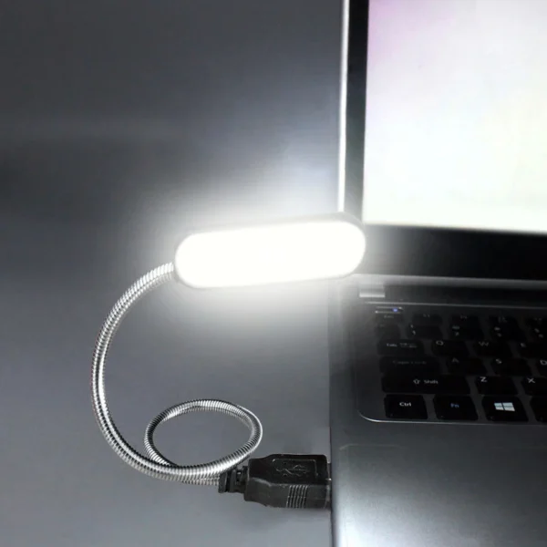 Mini 4 LED Book Lamp Portable USB Reading Night Lamp White/Warm Color Table Desk Lamp For Laptop Power Bank Notebook PC Computer - Image 4