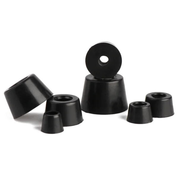 10pcs Anti Slip Furniture Legs Feet Black Speaker Cabinet Bed Table Box Conical Shock Pad Floor Protector Furniture Parts - Image 4