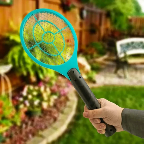 2021 New Electric Fly Insect Bug Zapper Bat Racket Swatter Bug Mosquito Wasp Pest Killer Household Batteryable Mosquito Killer - Image 2