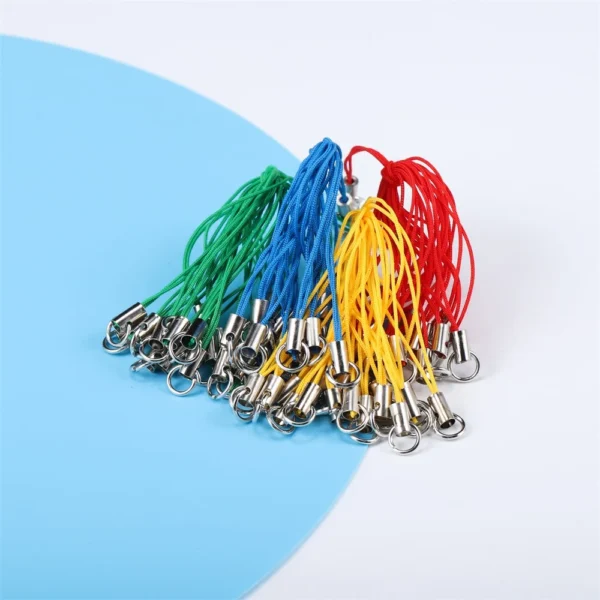 20-100Pcs Lanyard Lariat Cord Lobster Clasp Rope Christmas Bell Keychain Hooks Mobile phone Strap Charm Keyring Bag Accessories - Image 4