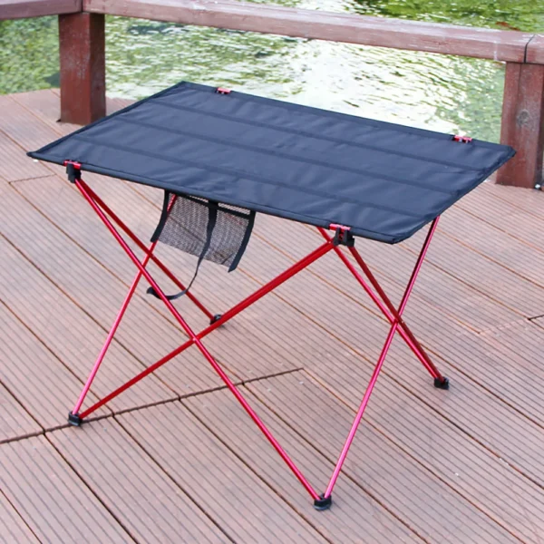 Portable Foldable Table Camping Outdoor Furniture Computer Bed Tables Picnic 6061 Aluminium Alloy Ultra Light Folding Desk - Image 3