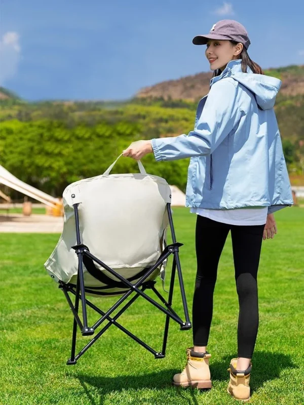 Camping Folding Table Folding Chair Easy to Install Lightweight and Stable Camping Table Folding Outdoor Table and Chair - Image 4