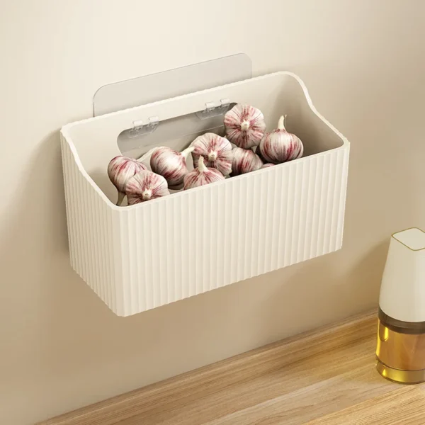 Kitchen Ginger Garlic Storage Basket Storage Basket Hanging Basket Ginger Garlic Garlic Wall Hanging Basket Storage Box Kitchen - Image 2