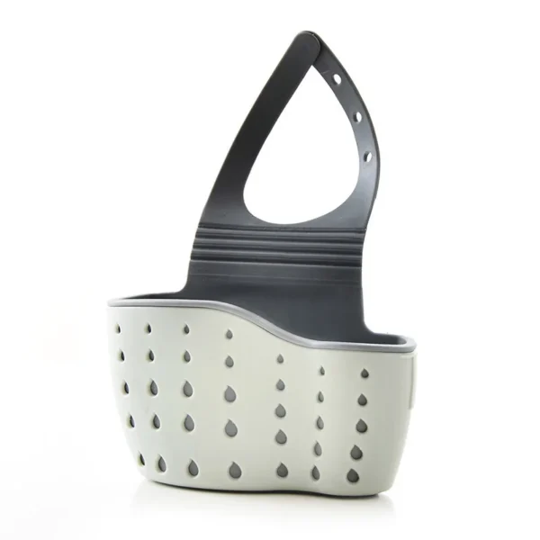 Kitchen Sink Drainage Basket Hanging Bag Faucet Sponge Shelf Dishwashing Dishwashing Sink Hole-free Storage Hanging Basket - Image 5