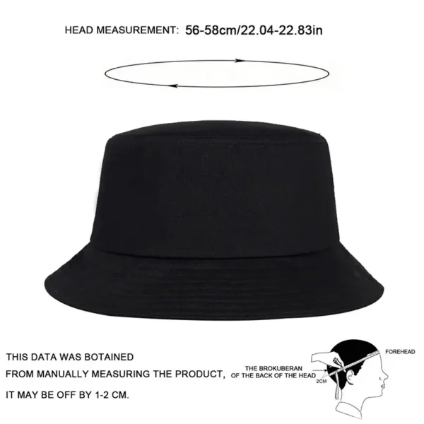 Unisex Solid Color Light Plate Personality Bucket Hats Fishermen Caps Outdoor Casual Cap Men Women Sunscreen Hat - Image 6