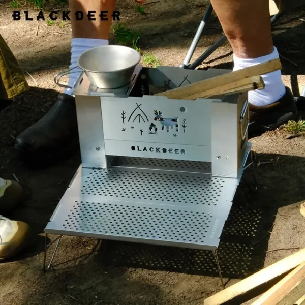 Blackdeer Outdoor Table Foldable Portable Aluminum Alloy Ultralight Camping Barbecue MINI Table Camping Furniture Silver - Image 6