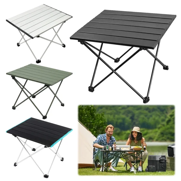 Foldable Table Portable Folding Tables Camping Desk Ultralight Aluminum Alloy Coffe Tables Hiking Fishing Supplies Barbecue - Image 2