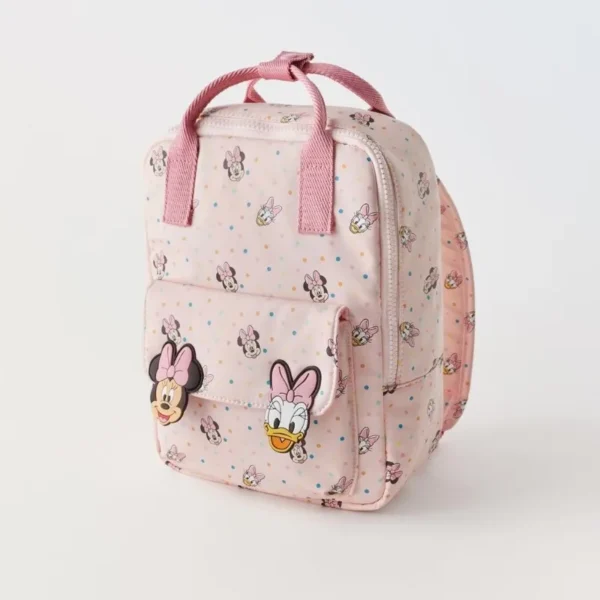 Disney Minnie Mouse Donald Duck Cartoon Printed Multifunctional Children's School Bag Fashion Student Backpack Kindergarten Bags - Image 2