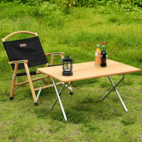 Camping Folding Table Outdoor Portable Egg Roll Table pliante Picnic Sedentary Dining table set Lightweight table Folding Desk - Image 6