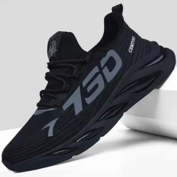 Summer men's casual versatile shoes, fashionable sports shoes, breathable running shoes, outdoor walking training tennis shoes - Image 3