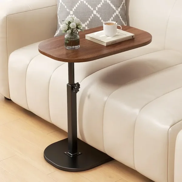 Couch Side Table, TV Tray Table, Couch Arm Tray Tables, Small Side Tables Living Room, C Shaped End Table Couch Slide Tables - Image 2