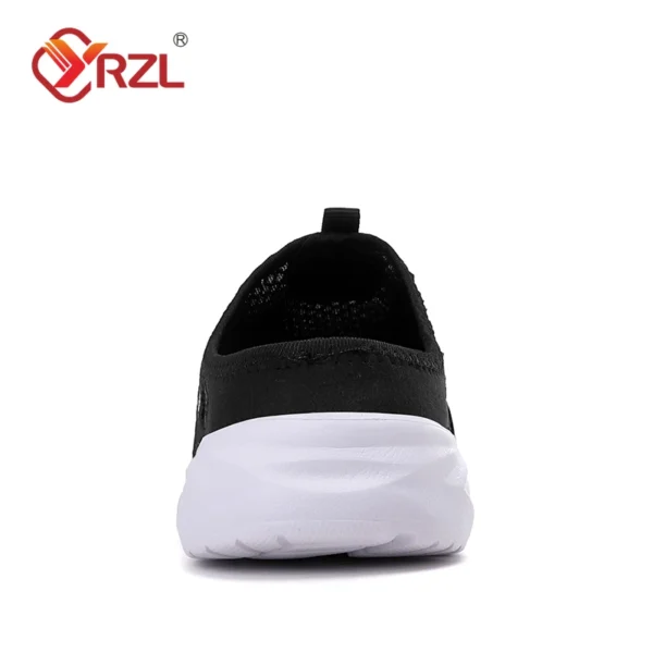 YRZL Mens Half Slippers Summer Breathable Mesh Mens Shoes Outdoor Casual Walking Shoes Large Flat Light Mesh Slippers Sandals - Image 4