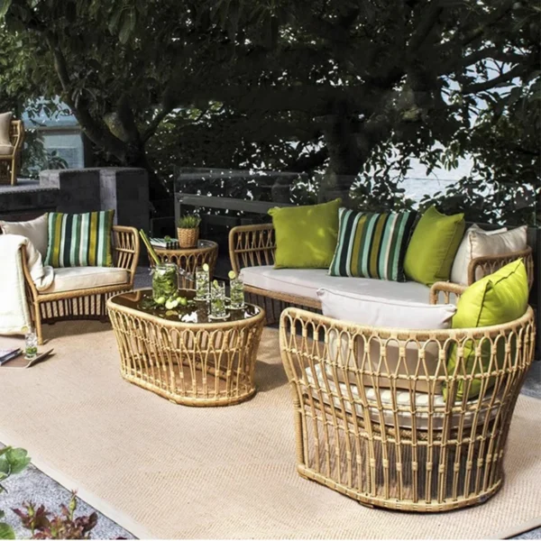 Rattan Garden Furniture Outdoor Sets Unique Modern Home Furniture Coffee Sets Outdoor Lounge High Quality Moveis Jardim Chairs - Image 5