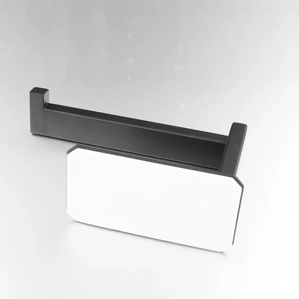 No-drill stainless steel wall-mounted square tube tissue holder for the bathroom wall-mounted paper roll holder - Image 2