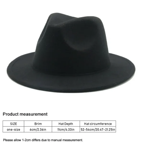 Hat Women Hat Winter Luxury Man Hats for Women Fashion Formal Wedding Decorate Camel Panama Cap Jazz Flat Brim Top Hat - Image 6