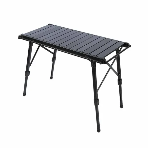 Folding Camping IGT Table Wood Portable Lightweight Camp BBQ Grill Table Removable Outdoor Picnic Fishing Camping Table - Image 5