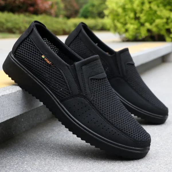 Comfortable Men Casual Shoes Breathable Mesh Summer Men Shoes New Non-slip Lightweight Shoes for Men - Image 4