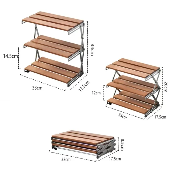 Outdoor Camping Rack Portable Folding Table Easy To Carry Foldable Picnic Camping Barbecue Outdoor table Cool camping gear - Image 6