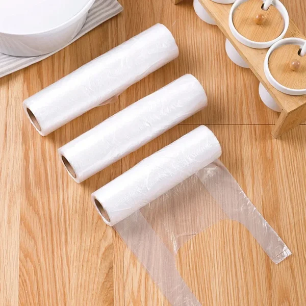 100PCS Vest Type Food Grade Thickened Breakpoint Storage Bag Refrigerator With Roll Household Disposable Hand 3 Sizes Optional - Image 4