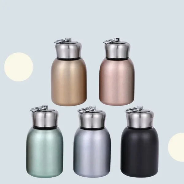 Mini Portable 300ml fashion thermos flask small capacity simple potbelly thermos cup - Image 2