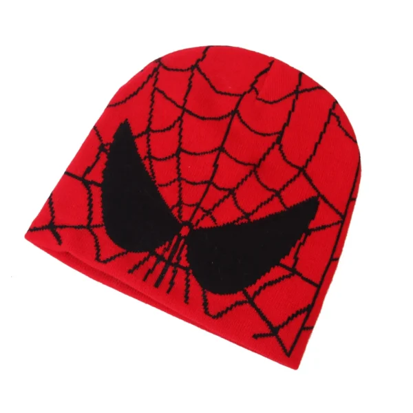 New Cartoon Spider Embroidered Beanies Hat Men Winter Autunm Warm Knitted Bonnet Cap Soft Wool  Beanies Caps Boys Gifts ? - Image 6