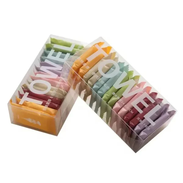 14pcs/box ,Face Cleansing ,Thickened Compressed ,Beauty Square Towel, Portable ,Travel Towel ,Disposable Washcloth - Image 4