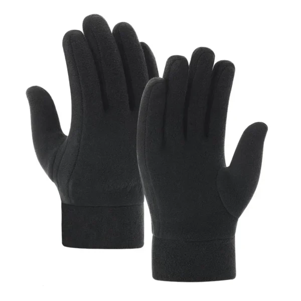 Thicken Fleece Gloves for Men Women Winter Warm Thermal Full Finger Glove Outddor Windproof Running Skiing Cycling Mittens - Image 5